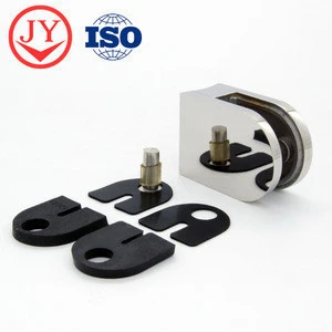 Stainless steel glass fitting railing glass hold down clamps