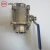 Import Stainless Steel Industrial Manual 3PC Tri-Clamp Full Port Ball Valve 1000wog from China