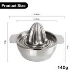 Stainless Steel Juicer Lemon Orange Fruit  Squeezer Mini Portable Manual Press Juicer Kitchen Tool