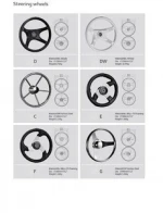 Stainless Steel Marine /Yacht / Boat Steering Wheel DIA 13 INCH