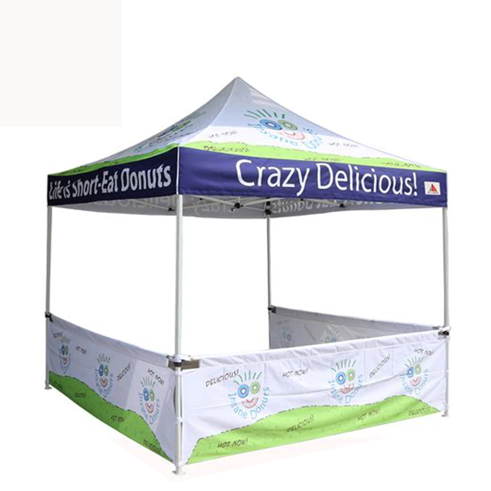Standard size 600D dye-sublimation printed advertising event marquee tent