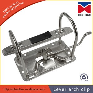 stationery spring metal lever clips/ nickel lever clip/ lever arch mechanism for file folder