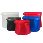 Stock Stand up Coffee Packaging Bag with One Way Valve Zipper Coffee Bean Powder Packaging Bag