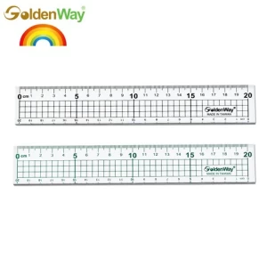 Straight Scale Plastic High Quality 20 cm Cutting Ruler