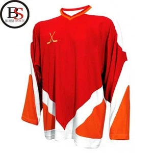 Sublimated Ice Hockey Jersey Made of Polyester Manufacturer in Sialkot Pakistan