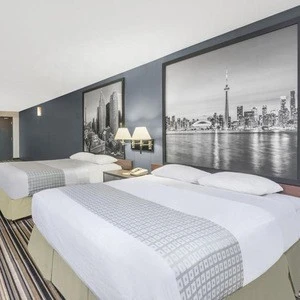 super 8 by wyndham custom 5 star high quality modern guestroom  hotel room design furniture package