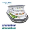 Supermarket counter commercial refrigerator for fruits and vegetables