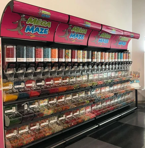 Buy Supermarket Pick And Mix Bulk Candy Food Display Rack Spice Racks ...