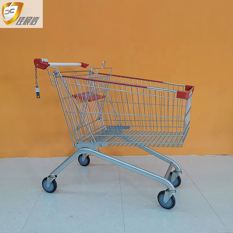 Supermarket shop cart or shopping trolleys carts  with high quality shopping trolley