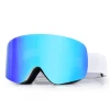 Support small order wholesale outdoor sport cylindrical lens high quality mirrored snow goggles ski goggles