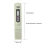 TDS monitor meter tester pH water quality with battery LCD