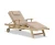 Import teak wood sun lounger chaise lounge furniture from Indonesia