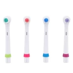 Teeth whitening customize your logo luxury eco-friendly electric toothbrush replacement heads with Dupont soft Bristle