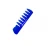 Import TF--APC 450048 hairdressing massage comb Black flat wide tooth plastic hair top comb from China