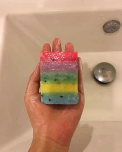 Thailand Handmade Rainbow Whitening Soap Men Use Skin White Bath Soap