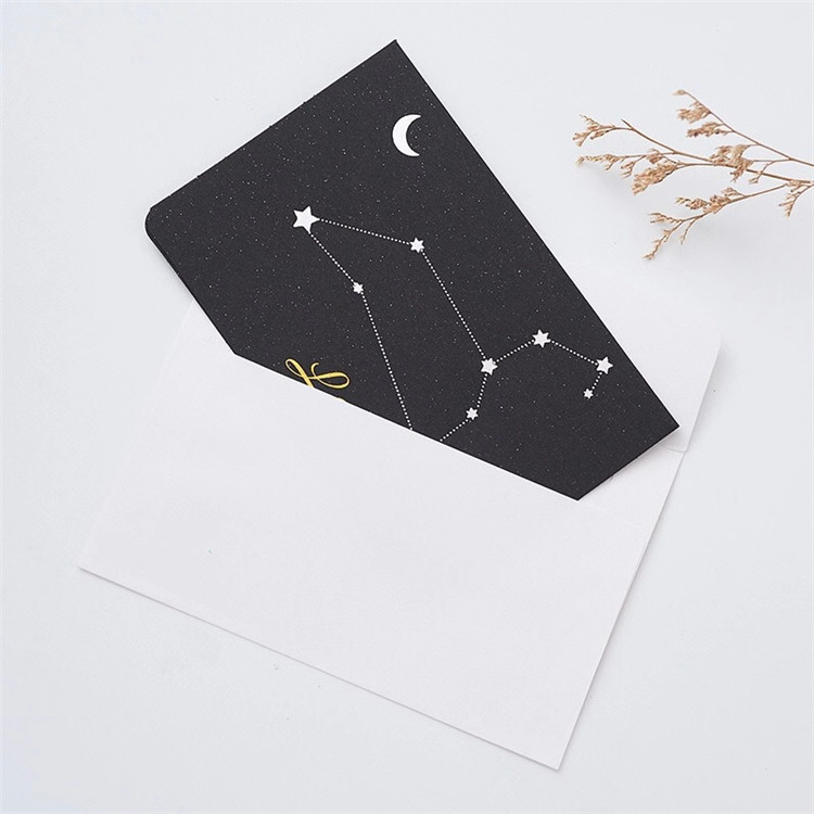 The constellation card wholesale custom paper folding greeting card