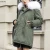 Import The Hot Green Parka Lined Rabbit Fur With White Fur Collar Jacket from China