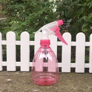Thick Wall Golden Plastic Spray Bottle Water
