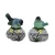 Import Three birds sitting on a stone figurine ceramic crafts for table decoration from China