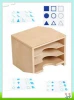 Tiger Montessori Materials:Geometric Card Cabinet Sensorial Learning Resources
