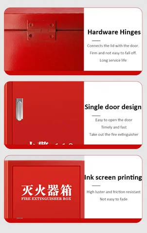 Buy Tin Stainless Steel Arc Fire Extinguisher Box Indoor And Outdoor ...