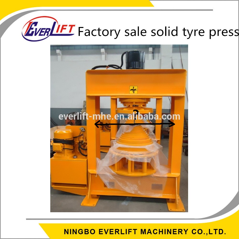 Top quality 200t solid tyre hydraulic press factory sale