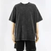 Top quality cotton acid wash t-shirt oversized retro mineral wash tshirt heavy relaxed vintage t shirt