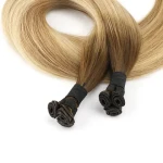 Top Quality Russian 100% Human Hair Genius Weft Extensions, Thin Invisible Seamless Genius Weft 12A Double Drawn Virgin