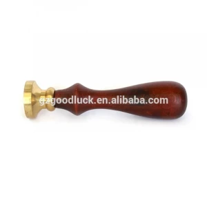 Top quality Wooden Embossing wax seal stamper / wax sealing stamp