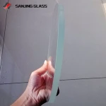 Toughened glass range hood glass
