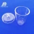 Transparent quartz crucible laboratory with cover tip bottom 100ml