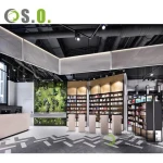Trendy Cosmetic Display Shelves Custom Retail Skincare Shop Display Rack Cosmetic Display Cabinet