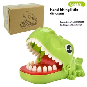 Tricky large 21cm finger biting hand crocodile decompression toy funny game toys