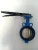 Import Two 2 holes body DI/CI/ cast iron body wafer type butterfly valve cheapest type from China