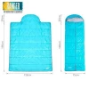 Ultra lightweight portable 3 season hollow cotton sleeping bag for camping