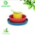 Import Unbreakable biodegradable bamboo fiber tableware for kids dinner sets from China