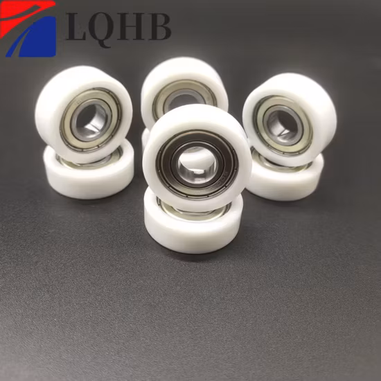 Import Urethane Caster Wheel Polyurethane Caster Wheel Urethane Coated Bearing PU62522-9 5X22X9 PU Solid Wheel Rubber Coated Wheel Wheelbarrow Wheel from China