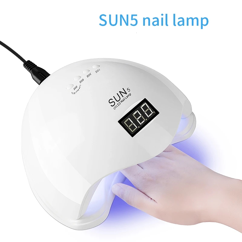uv nail lamp sun 5 uv led nail lamp 48W LED New style Automatic Sensor Best Selling led Lamp uv Nail