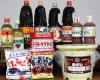 Various brands of soy bean miso paste , soy sauce also available