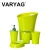 Import VARYAG 5pc/set Creative Triangle Shape Good Quality Plastic Bathroom Accessories Set from China