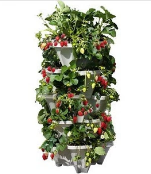 Vertical Gardening Planters - Build A Custom Stacking Container Drip or Recirculating System - Great for Hydroponics and Aquapon