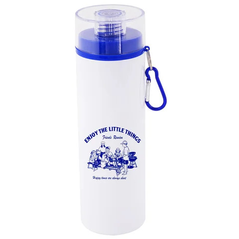Water Bottle For Sublimation Wholesale 750ml Aluminum Sports Tumbler with Transparent Cover
