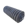 Waterproof Conveyor Impact Idler Roller / Impact Rubber Roller