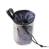 Waterproof Large Capacity Pet Dog Food Treat Training Pouch Bag Pet Food Bag with Drawstring Inner