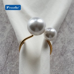 wedding pearl hot sale napkin ring