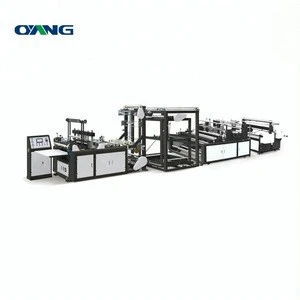 Wenzhou manufacture zipper non woven bag making machine sale for clothes