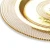 Import Western Dinnerware Sets Glass Wedding Charger Plate,Golden Glass Plate from China