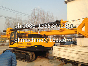 Wheeled Construction Professional Hydraulic pile driver/spiral pile hammer