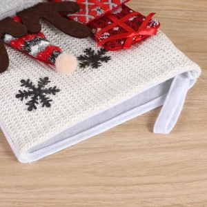 white candy christmas socks grate home decor christmas decoration gifts big bag