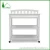 Import White color very safety solid wood baby diaper changing table from China